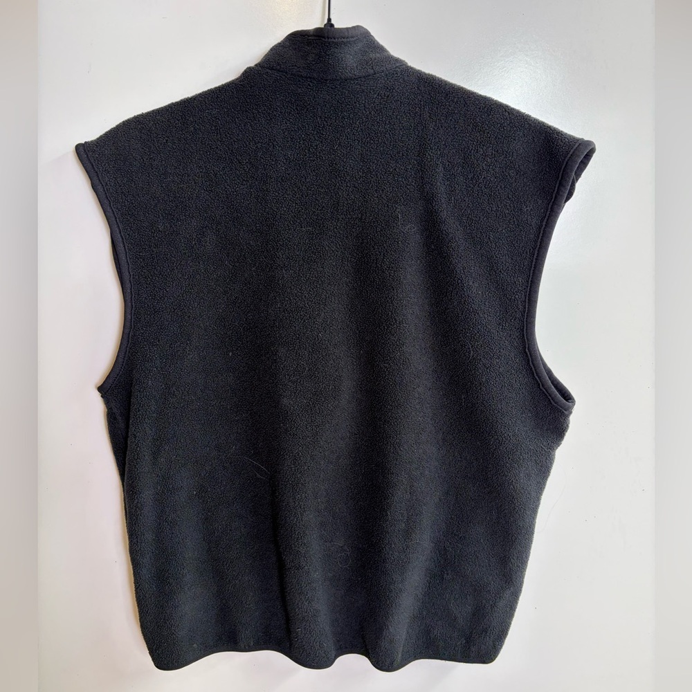 Vintage The North Face Denali Fleece Vest Black Small Made in USA 90s Gorpcore - Picture 3 of 6